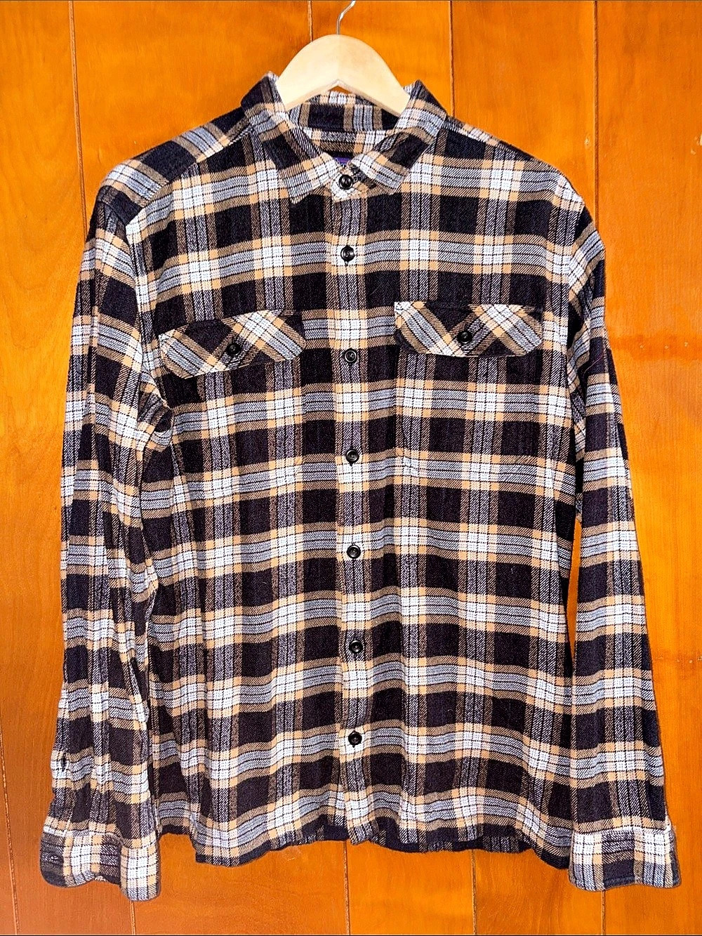 Patagonia Men's Long-Sleeved Organic Cotton Midweight Fjord Flannel Shirt